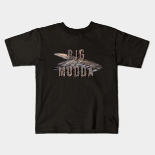 big mudda big guy big tough strong muscular daddy Kids T-Shirt